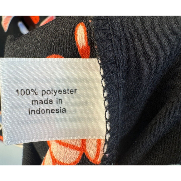 Lane Bryant Long Sleeve Floral Tie Front Top Size 18/20 - Picture 6 of 6